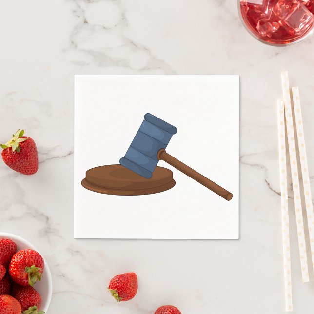 Guardanapo De Papel Juízes Gavel Paper Napkins (Criador carregado)