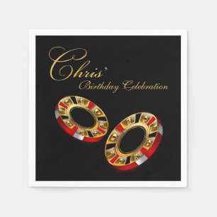 Guardanapo De Papel Julie Casino Style Party ME PERGUNTE 4 NOMES EM CH