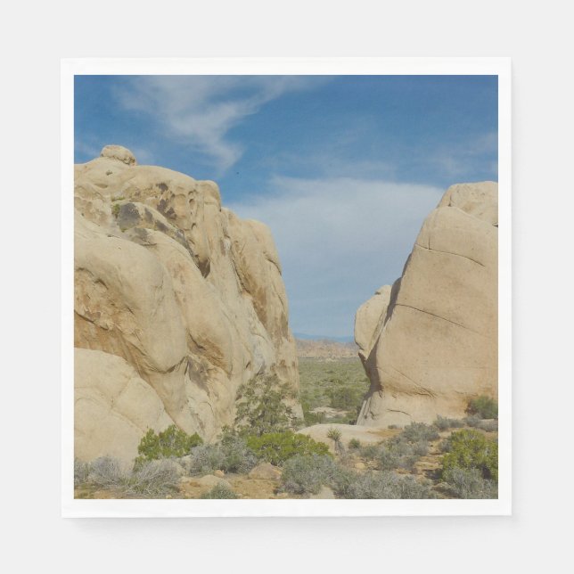 Guardanapo De Papel Jumbo Rocks no Parque Nacional Joshua Tree (Frente)