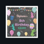 Guardanapo De Papel Jump Birthday Chalkboard Kid Trampoline Party<br><div class="desc">Personalize este fantástico guardanapo do Jump Birthday Chalkboard Kid Trampoline Party com seus detalhes de forma fácil e rápida. Todos os textos são editáveis! Para personalização mais avançada deste design,  basta selecionar o botão 'Personalizar ele / Personalizar este modelo' acima! Itens correspondentes disponíveis na coleção!</div>