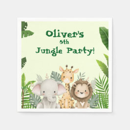 Guardanapo De Papel Jungle Party Custom Paper Napkins