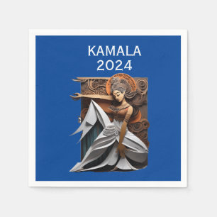 Guardanapo De Papel Kamala 2024 para o Presidente Thunder_Cove