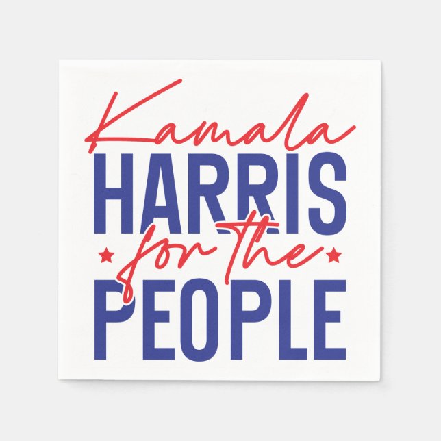 Guardanapo De Papel Kamala Harris (Frente)