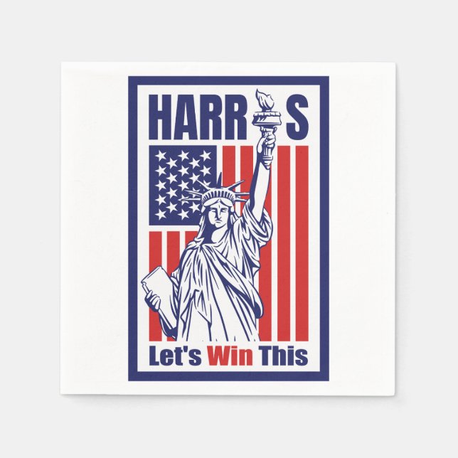 Guardanapo De Papel Kamala Harris (Frente)