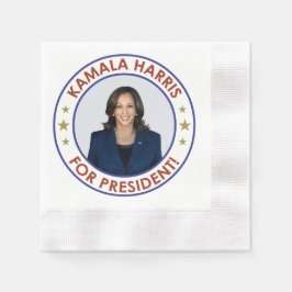 GUARDANAPO DE PAPEL KAMALA HARRIS PARA O PRESIDENTE!