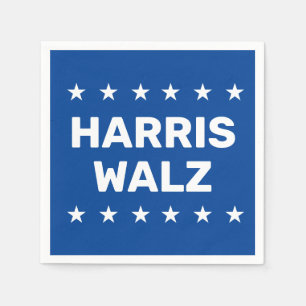 Guardanapo De Papel Kamala Harris Tim Walz