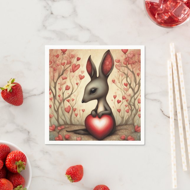 Guardanapo De Papel Kangaroo Love 1 (Insitu)