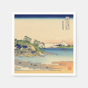 Guardanapo De Papel Katsushika Hokusai Enoshima na província de Sagami