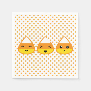 Guardanapo De Papel Kawaii Candy Corn Napkins