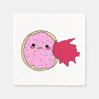 Guardanapo De Papel Kawaii Jam Donut Coma Me