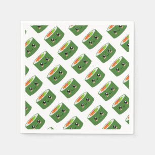 Guardanapo De Papel Kawaii Sushi