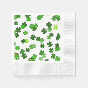 Guardanapo De Papel Kelly Green "Shamrocks Caindo"