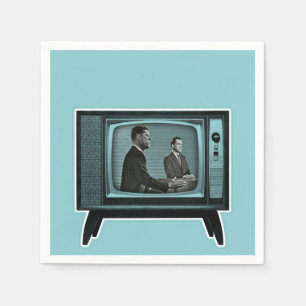 Guardanapo De Papel Kennedy Nixon 1960 TV Debate