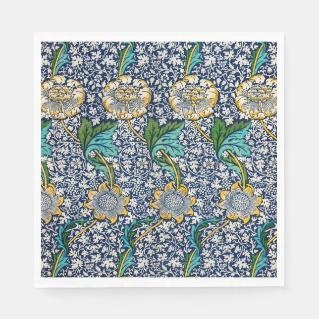 Guardanapo De Papel Kennet Pattern (por William Morris) (Frente)