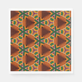 Guardanapo De Papel Kente Geometrics Kwanzaa Afrocentric