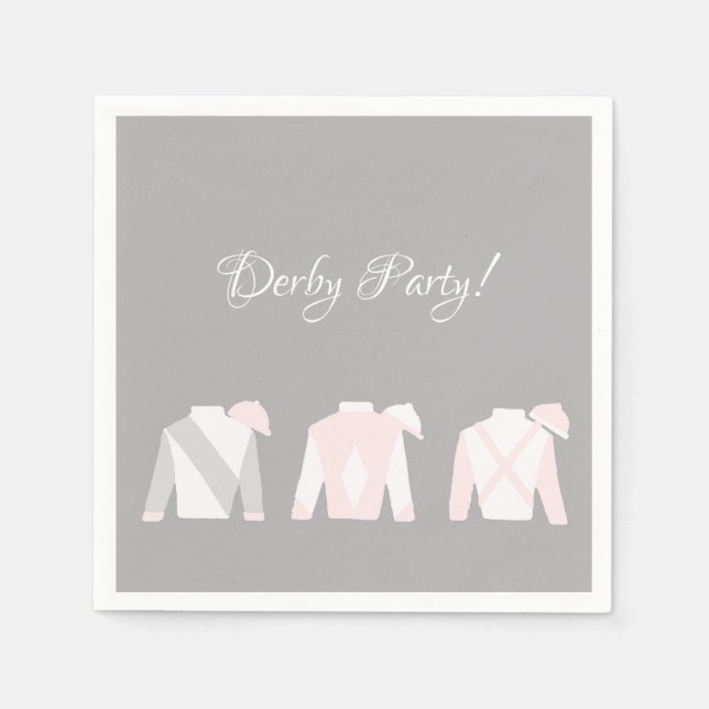 Guardanapo De Papel Kentucky Derby Viwing Party Cocktail Napkins (Frente)