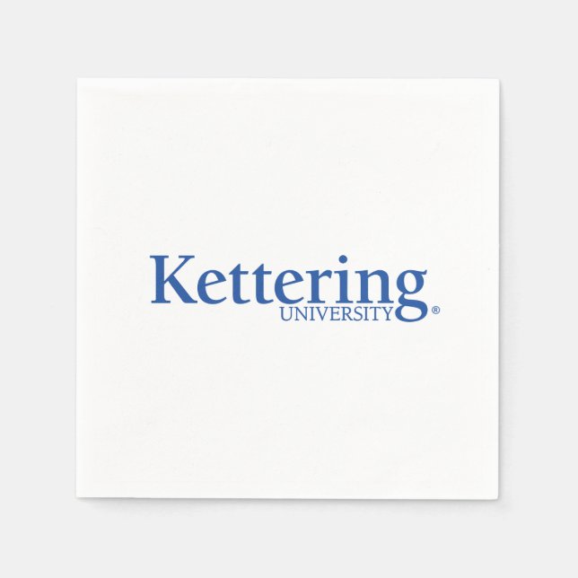 Guardanapo De Papel Kettering University Logo (Frente)