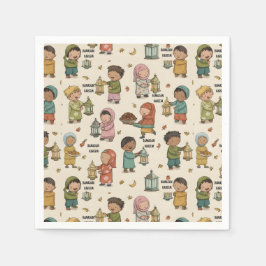 Guardanapo De Papel Kids Ramadan Kareem Napkins – Islamic Party