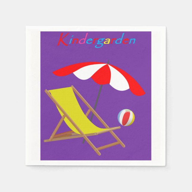 Guardanapo De Papel Kinderjarden Paper Napkins (Frente)