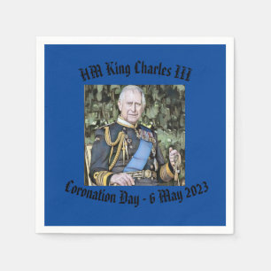 Guardanapo De Papel King Charles III Coronation