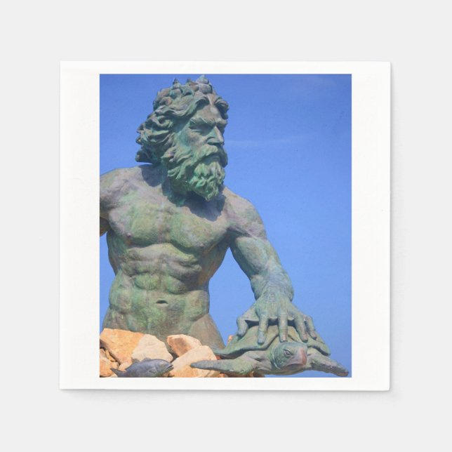 Guardanapo De Papel King Neptune por Shirley Taylor (Frente)