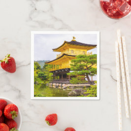 Guardanapo De Papel Kinkaku-ji, pavilhão de ouros, Quioto