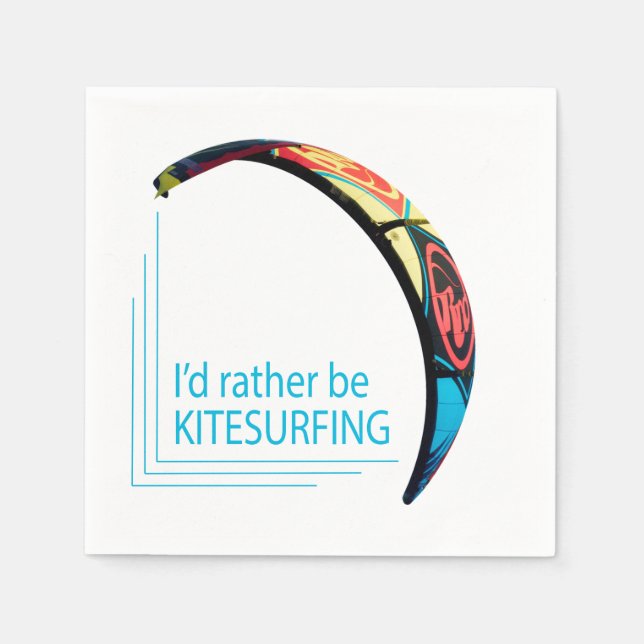 Guardanapo De Papel Kitesurfing (Frente)