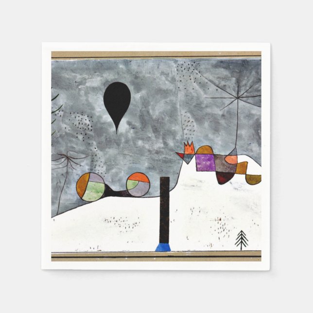 Guardanapo De Papel Klee - Inverno (Frente)