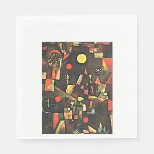 Guardanapo De Papel Klee - Lua Cheia (Frente)