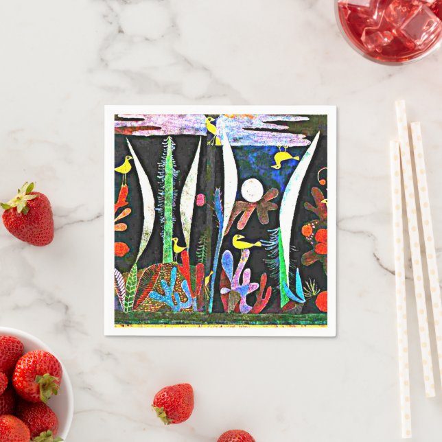 Guardanapo De Papel Klee - Paisagem com Aves Amarelas (Insitu)