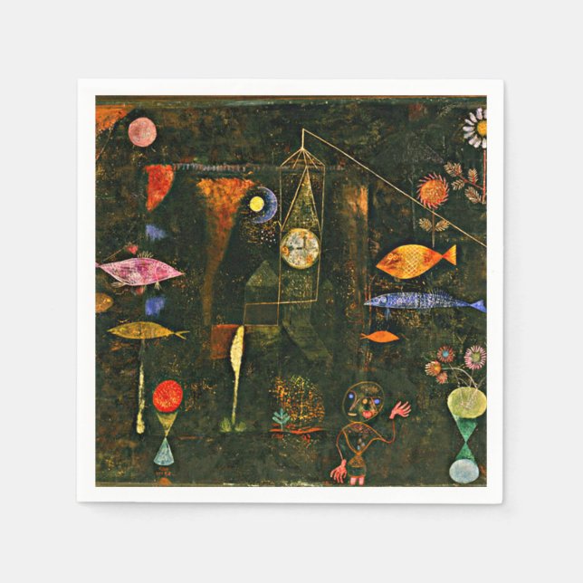 Guardanapo De Papel Klee - Peixe Magic (Frente)