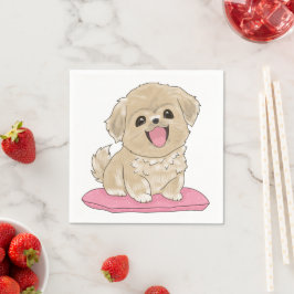 Guardanapo De Papel Kleiner Tibetan Spaniel
