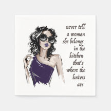 Knives de cozinha pertencem