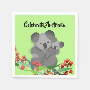 Guardanapo De Papel Koala e Joey