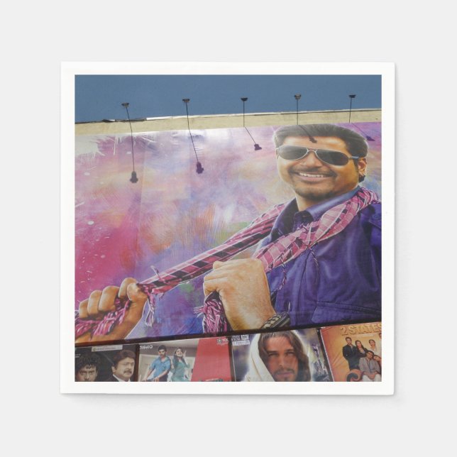 Guardanapo De Papel Kollywood Movie Star Napkins (Frente)