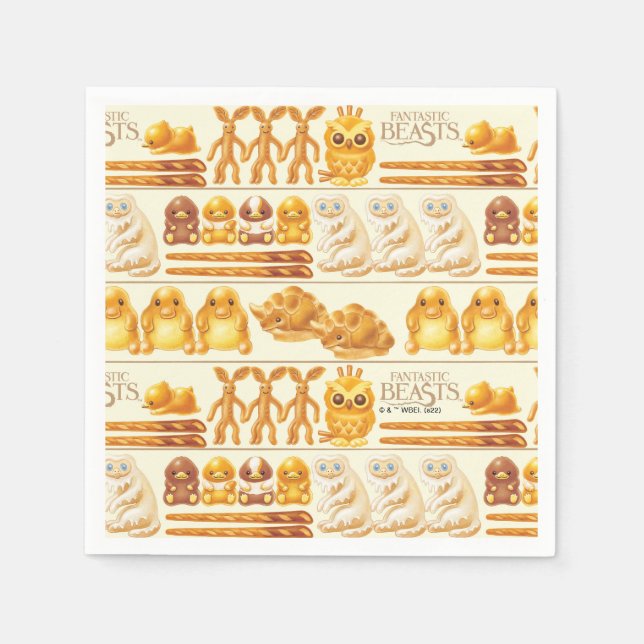 Guardanapo De Papel Kowalski Bakery Rows of Treats Pattern (Frente)