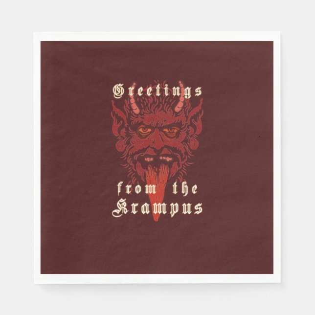 Guardanapo De Papel Krampus Napkins (Frente)