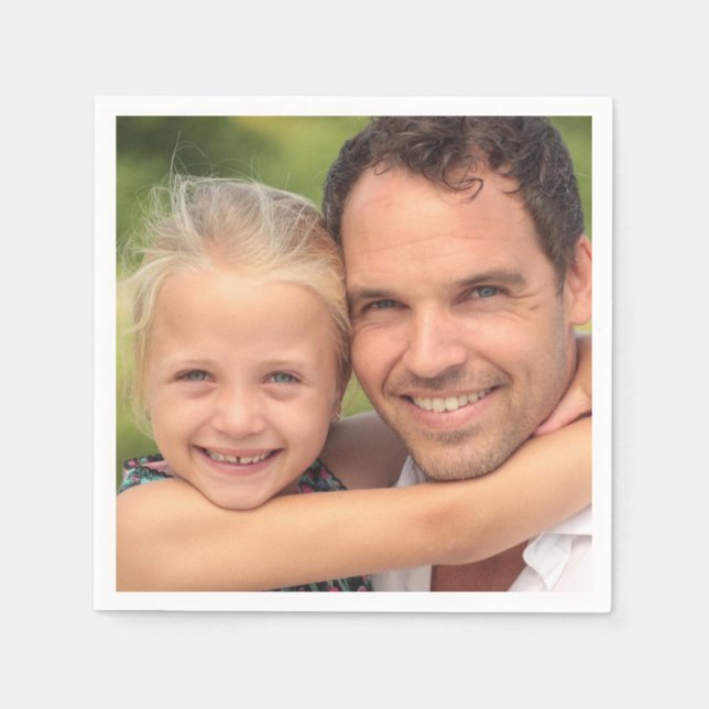 Guardanapo De Papel Kundenspezifisches Foto (Frente)