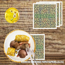 Guardanapo De Papel Kwanzaa Saudações