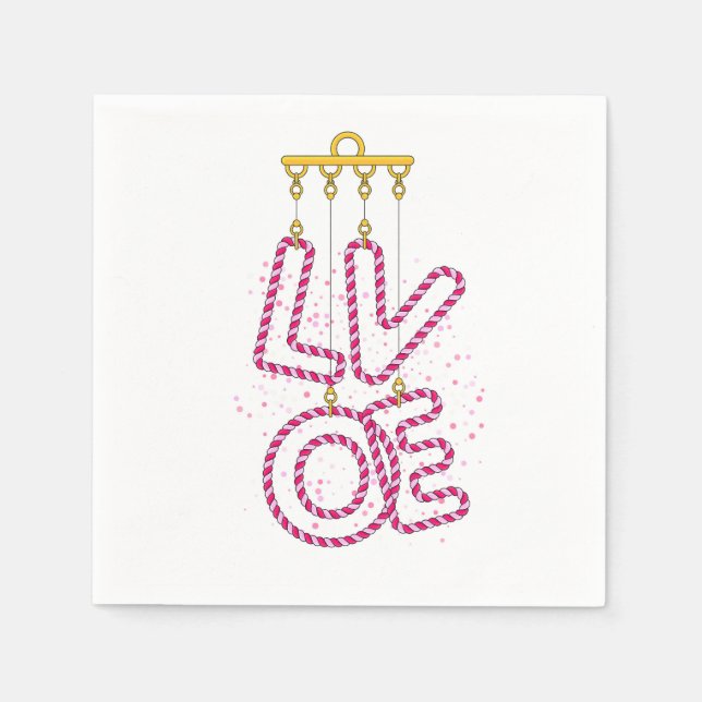 GUARDANAPO DE PAPEL L O V E (Frente)