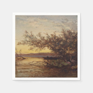 Guardanapo De Papel La Camargue, Coucher De Soleil - Félix Ziem