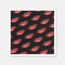 Lábios Vermelhos Brilhantes Beijo Maquiagem de Bel