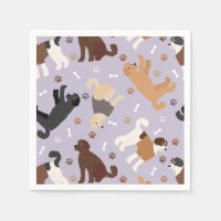 Labradoodle / Ossos de Goldendoodle e Patas Napkin