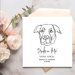 Guardanapo De Papel Labrador Cachorro - Bebidas Personalizadas em Mim