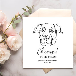 Guardanapo De Papel Labrador Dog Personalizado Cheers Napkins