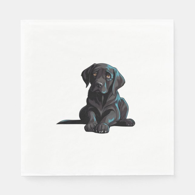 Guardanapo De Papel Labrador Puppy (Frente)