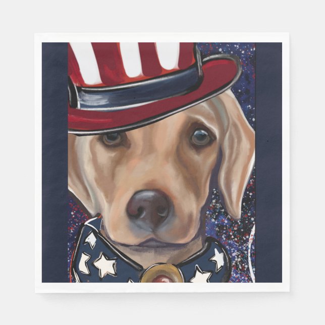 GUARDANAPO DE PAPEL LABRADOR RETRIEVER (Frente)