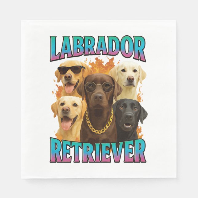 Guardanapo De Papel Labrador Retriever (Frente)