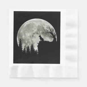 Guardanapo De Papel Labrador Retriever Stand On Mountain Halloween