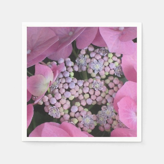 Guardanapo De Papel Lace Hydrangea Blossom Napkin (Frente)